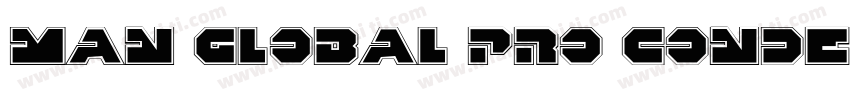 Man Global Pro Conde字体转换